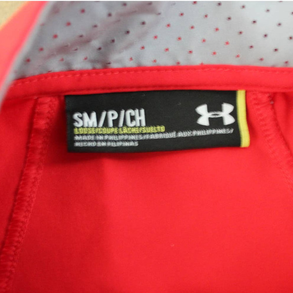 Under Armour Men's Red/Steel Squad Woven Warm-Up Jacket | Small - Picture 3 of 6
